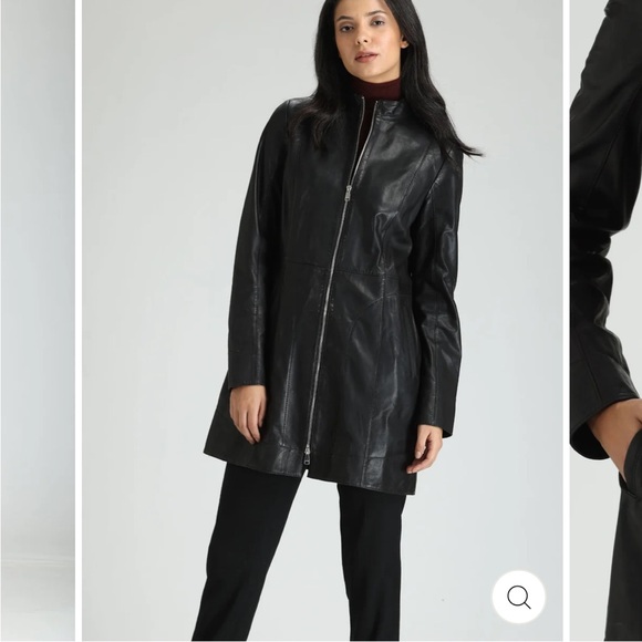 Danier black leather jacket - women’s XL - Picture 7 of 10